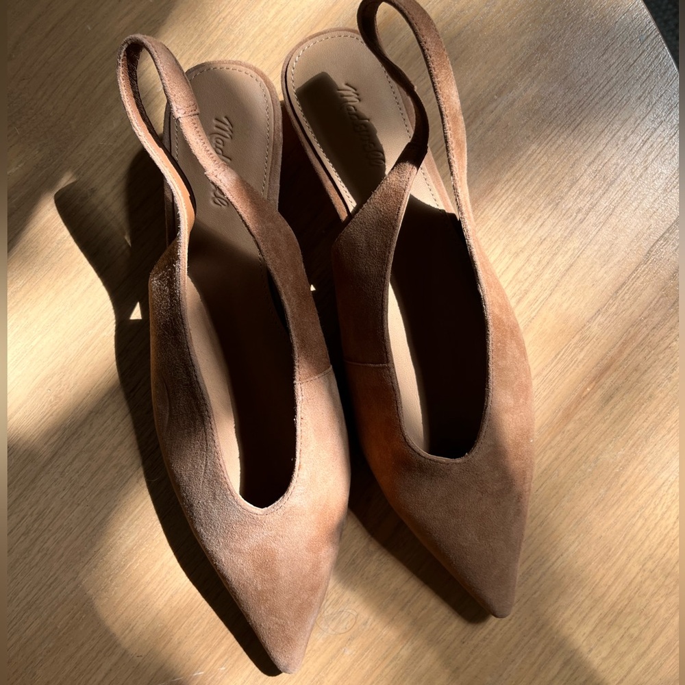 Madewell Brown Mules Streamlined Design